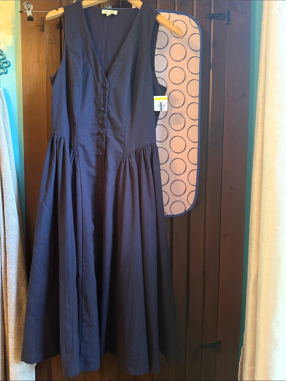 NWT Navy Fit & Flare Dress Size M Nordstrom brand